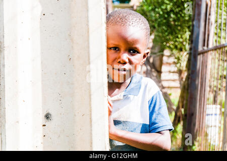 Bhambayi settlement in the Inanda township to the north of Durban Stock Photo