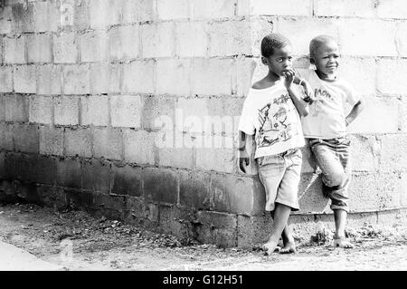 Bhambayi settlement in the Inanda township to the north of Durban Stock Photo