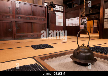 Edo period merchant house at Takayama Stock Photo