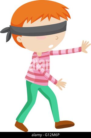 Blindfolded Stock Vector Image & Art - Alamy
