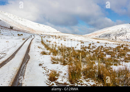 The Vale of Ewyas near Capel-y-ffin, Powys, Black Mountains, Brecon Beacons National Park, Wales, United Kingdom, Europe. Stock Photo