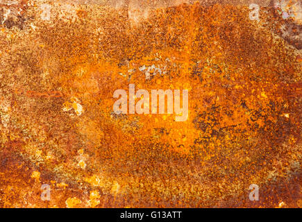 rusty corroded plate Stock Photo