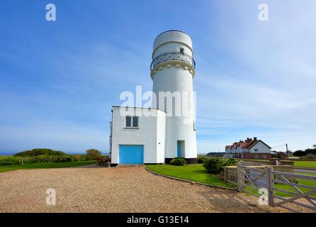 Old Hunstanton Lighthouse the first parabolic reflector which was built here in 1776 Norfolk England UK Stock Photo