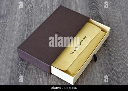 Louis vuitton gift box hi-res stock photography and images - Alamy