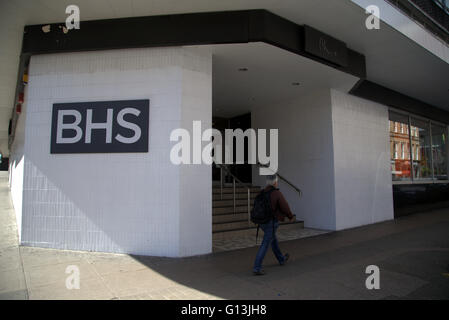 BHS British Home Store shop in Glasgow going into administration Glasgow, Scotland, U..K Stock Photo