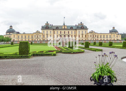 castle named Drottningholm Palace near Stockholm in Sweden Stock Photo