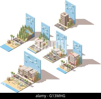 Vector isometric low poly car wash icon Stock Vector Image & Art - Alamy