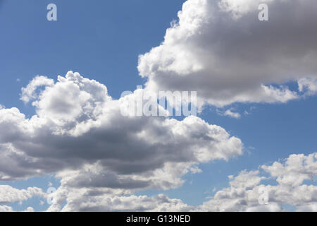 Fluffy white clouds against the backdrop of a blue sky 03 Stock Photo ...