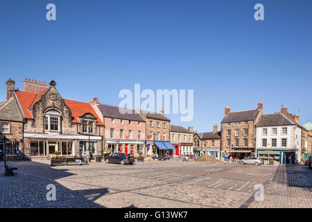 Market Square, Alnwick, Northumberland, England, UK Stock Photo