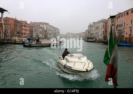 Impressionen: Canal Grande, Venedig, Italien. Stock Photo