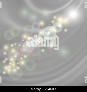 Abstract Light Grey Wave Background Stock Photo