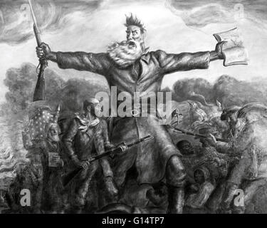 Militant Abolitionist, John Brown (1800-1859), Ascending The Scaffold ...