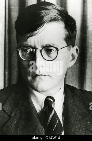 Dmitri Shostakovich - Portrait Of The Russian Composer, 1937. 25 Stock ...