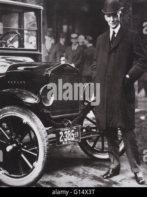 Photograph of Henry Ford (1863 - 1947) American industrialist and ...