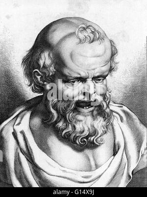 Democritus, Ancient Greek Polymath Stock Photo - Alamy