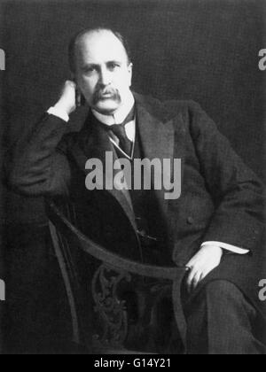 William Osler (1849-1919) was a physician. He was one of the founding professors at Johns Hopkins Hospital. Osler created the first residency program for specialty training of physicians, and he was the first to bring medical students out of the lecture h Stock Photo