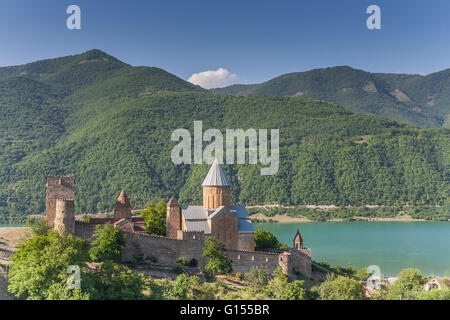 Ananuri church  complex on the Aragvi River in Georgia Stock Photo