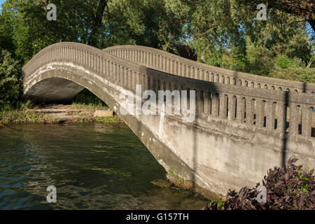 Bridge near the Centre Island Ferry dock, Toronto Island Park, Toronto, Ontario, Canada. Stock Photo