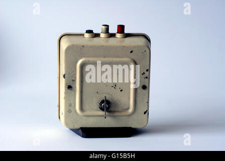 Vintage metal timer, made in Germany Stock Photo