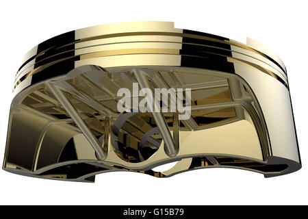 Piston 3D render Stock Photo