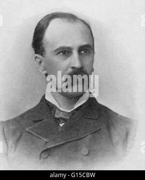 William Osler (1849-1919) was a physician. He was one of the founding professors at Johns Hopkins Hospital. Osler created the first residency program for specialty training of physicians, and he was the first to bring medical students out of the lecture h Stock Photo