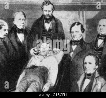 First use of surgical anesthesia. The first public demonstration of ...