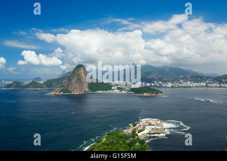 Rio de Janeiro from Niteroi, Rio de Janeiro, Brazil, South America Stock Photo