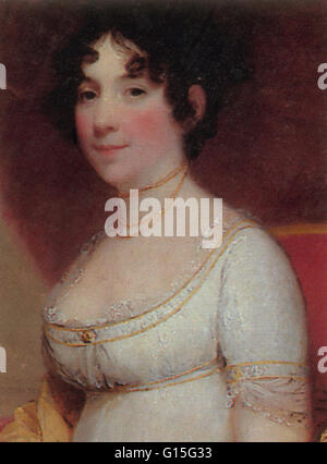 Dolley Madison (1768-1849), First Lady 1809-1817, c. 1818 Stock Photo ...