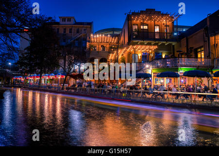 San Antonio Riverwalk, San Antonio, Texas, United States of America, North America Stock Photo