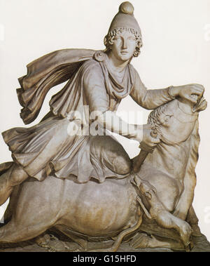 Statue of Mithras, ancient Persian god of light who was adopted into ...