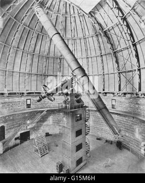 1897 Yerkes Telescope 40 inch refractor astronomical observatory Stock ...