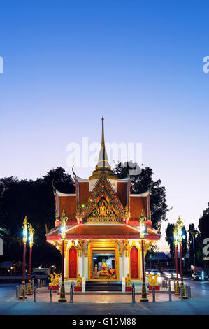 City gate, Kanchanaburi, Thailand, Southeast Asia, Asia