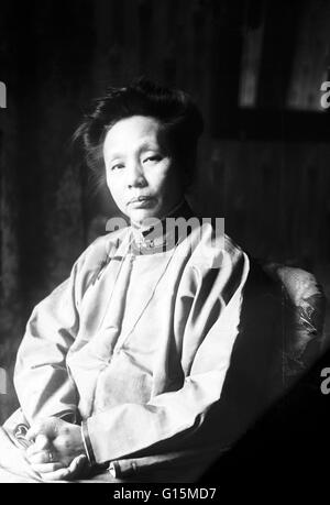 Yamei Kin was a Chinese physician and pioneer of tofu in America during World War I. Kin was a graduate of the Woman's Medical College in New York and worked as a doctor in China. During World War I she worked closely with the USDA conducting experiments Stock Photo