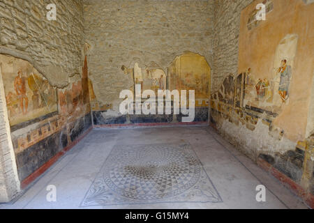 House of the Golden Cupids (Casa degli Amorini Dorati), Pompeii, UNESCO, the ancient Roman town near Naples, Campania
