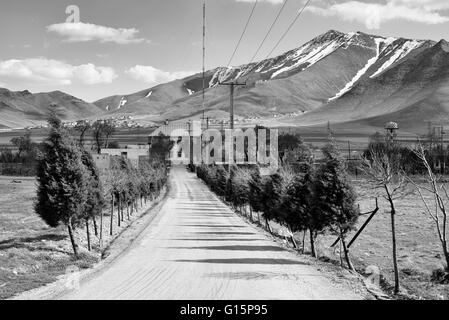 Train station in Arak, Markazi Province, Iran. Stock Photo