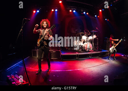 Milan Italy. 08th May 2016. The Australian hard rock band WOLFMOTHER performs live on stage at Alcatraz during the 'Gypsy Caravan Tour' Credit:  Rodolfo Sassano/Alamy Live News Stock Photo
