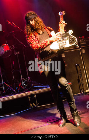 Milan Italy. 08th May 2016. The Australian hard rock band WOLFMOTHER performs live on stage at Alcatraz during the 'Gypsy Caravan Tour' Credit:  Rodolfo Sassano/Alamy Live News Stock Photo