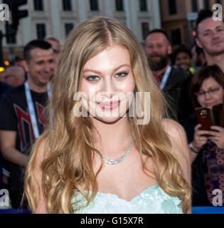 Stockholm, Sweden. 8th May. ZOE from Austria on the red carpet for the ESC 2016. Credit:  Stefan Crämer/Alamy Live News Stock Photo