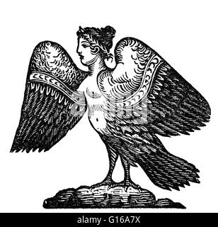 In earlier versions of Greek myth, Harpies were described as beautiful ...