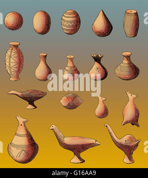 Paleolithic Rattle Prehistoric Clay Rattles, Bronze Age and Iron Age Stock Photo - Alamy