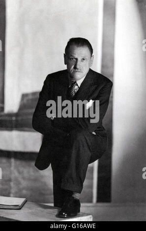 William Somerset Maugham (January 25, 1874 - December 16, 1965) was a British playwright, novelist and short story writer. One of the most prolific and popular English authors of the 20th century. After losing both his parents by the age of 10, he was rai Stock Photo