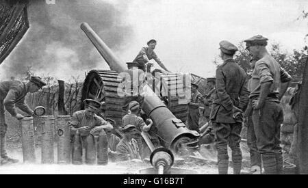 British artillery piece during WW1 Stock Photo: 58693436 - Alamy