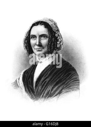 Abigail Powers Fillmore (March 13, 1798 - March 30, 1853), wife of President Millard Fillmore, was First Lady of the United States from 1850 to 1853. In 1819, she took a teaching post at the new academy in New Hope, where her oldest pupil was Millard Fill Stock Photo