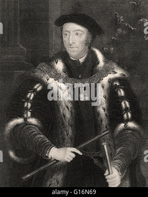 Thomas Howard, 3rd Duke of Norfolk, 1473-1554, a prominent Tudor politician Stock Photo