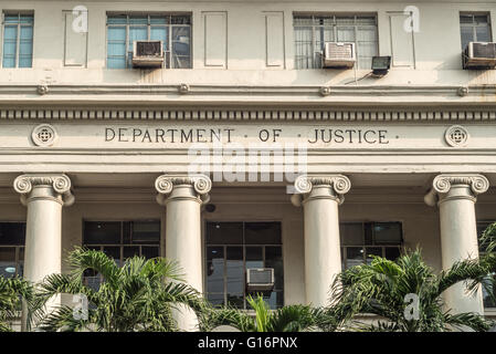 Department of justice, Manila, Philippines Stock Photo