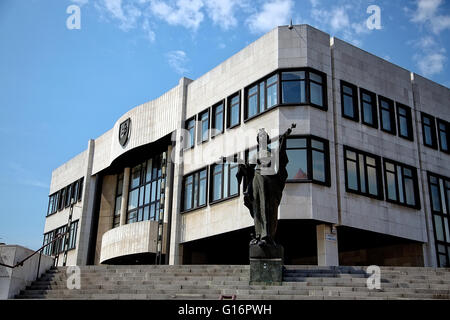 Building of parliament in Bratislava, in Slovakia Stock Photo