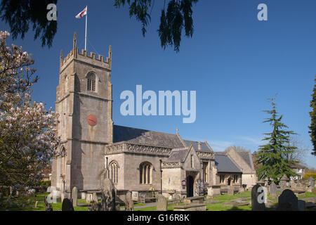 St Nicholas Church, Bathampton, near Bath, Somerset, UK Stock Photo