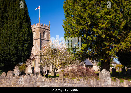 St Nicholas Church, Bathampton, near Bath, Somerset, UK Stock Photo