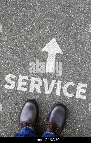 Customer service support help assistance contact business concept advice Stock Photo
