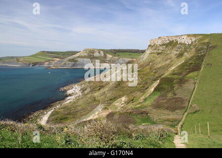 Emmetts Hill, Worth Matravers, Corfe, Purbeck, Jurassic Coast, Dorset, England, Great Britain, United Kingdom, UK, Europe Stock Photo